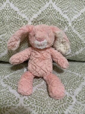 NWT Mary Meyer Putty Nursery Plush Bunny Pink Stuffed Animal Lovey Soft Cuddly